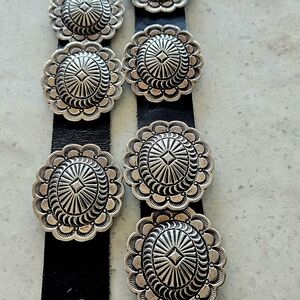 Native American Made By Artist Nelson Burbank Gorgeous Conch Belt